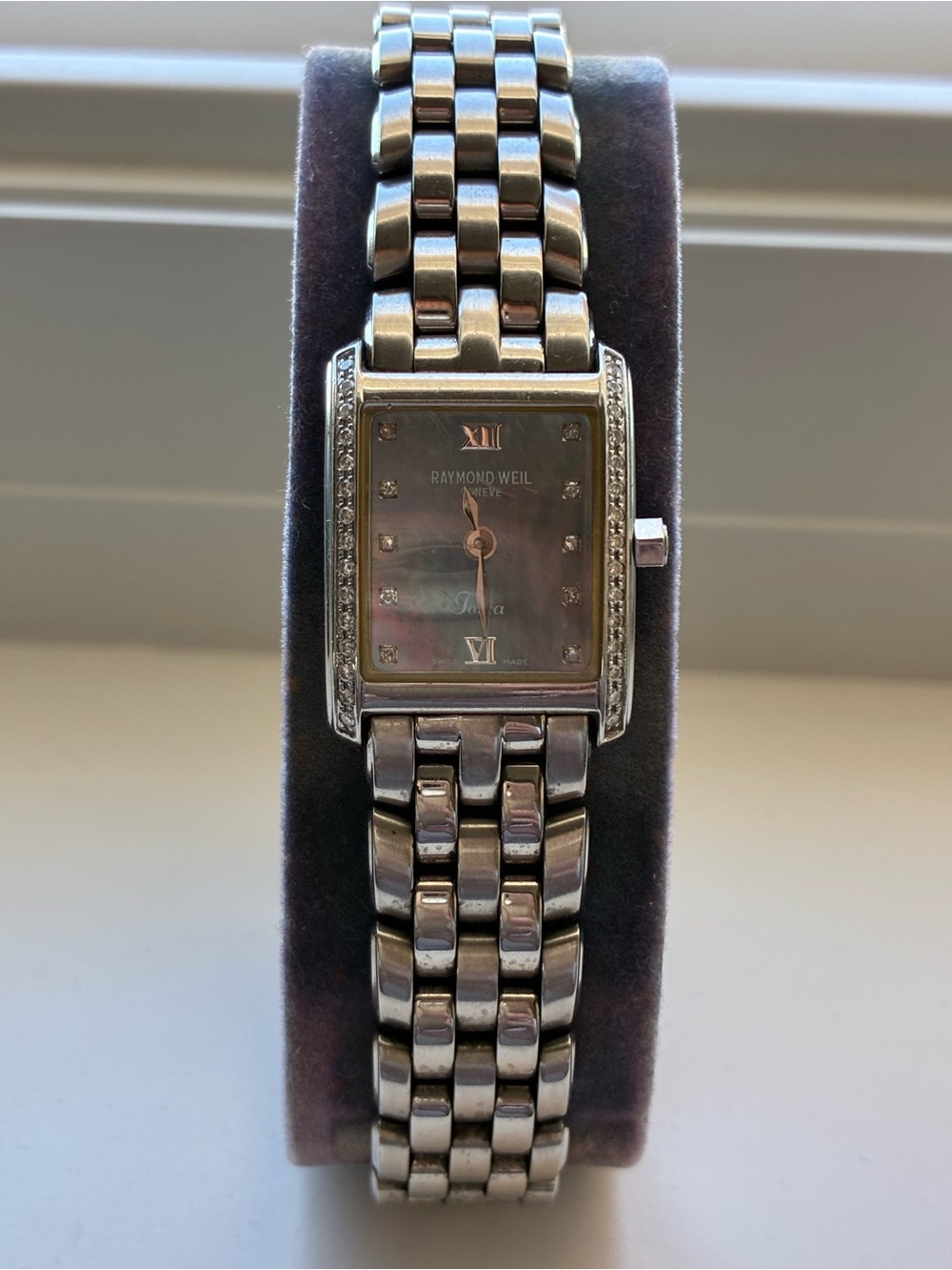 Raymond Weil Stainless Steel Diamond Accent Ladies Watch - Silver